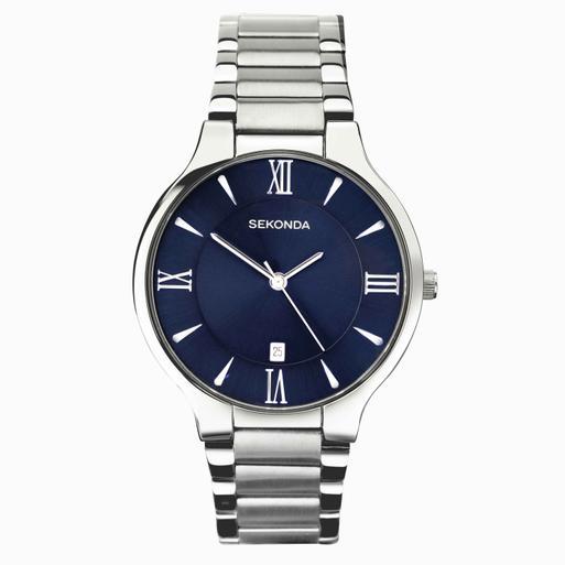 Sekonda silver top mens watch