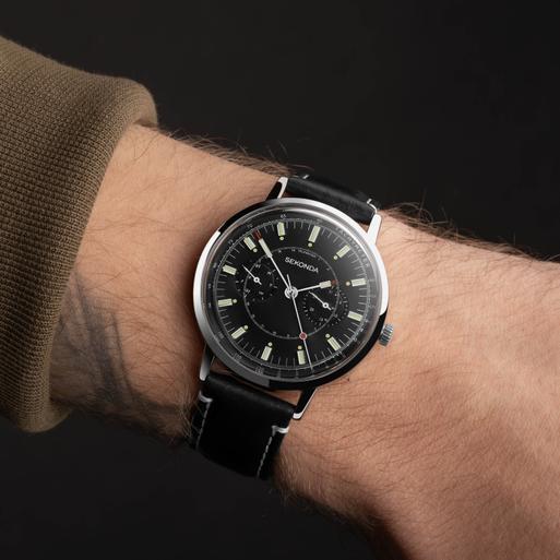 アナログ腕時計 [LLOYD] London Eye Black Leather Watch Lloyd London | Watches | Classic | Elegance | Fashion
