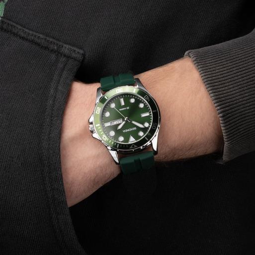 Sekonda green watch deals