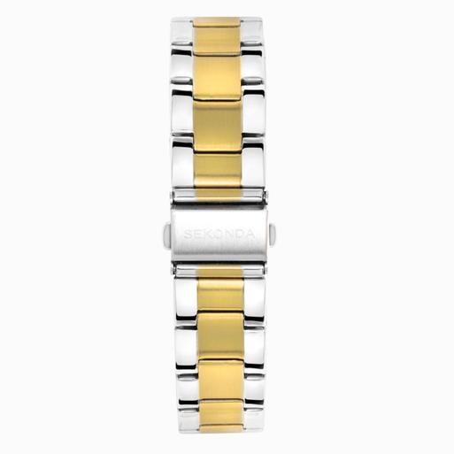Sekonda Taylor Ladies Watch | Two Tone Case & Stainless Steel Bracelet with Silver Dial | 40473
