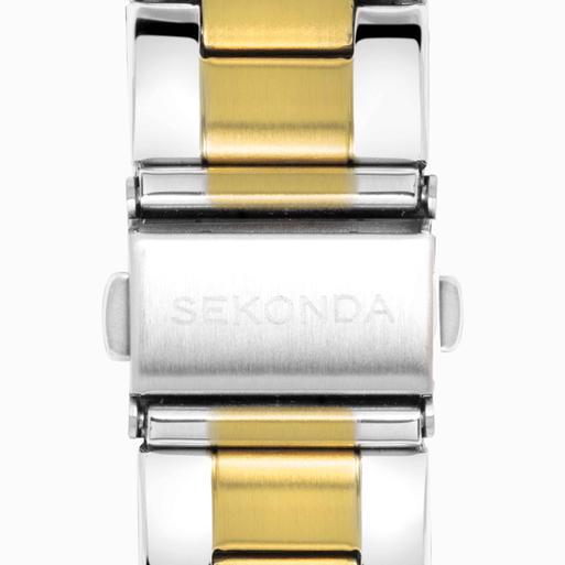 Sekonda Taylor Ladies Watch | Two Tone Case & Stainless Steel Bracelet with Silver Dial | 40473