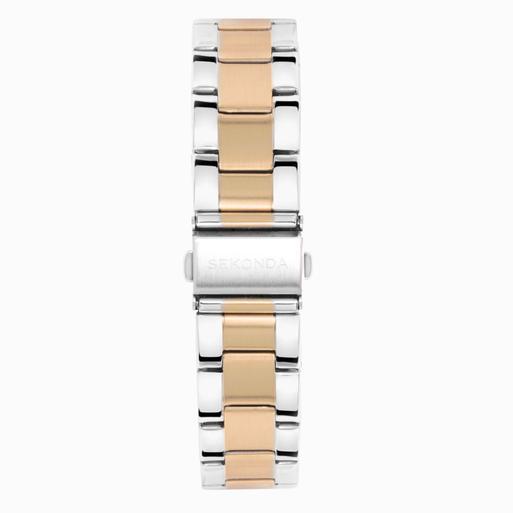 Sekonda Taylor Ladies Watch | Two Tone Case & Stainless Steel Bracelet with Silver Dial | 40474