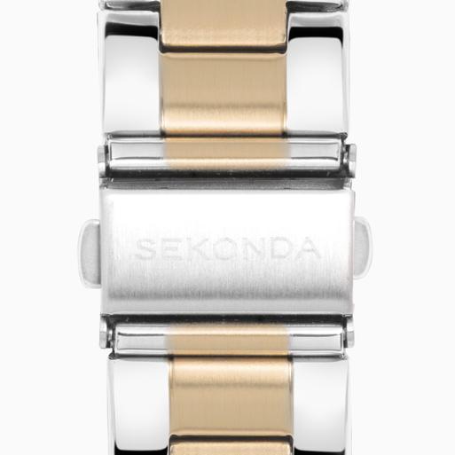 Sekonda Taylor Ladies Watch | Two Tone Case & Stainless Steel Bracelet with Silver Dial | 40474