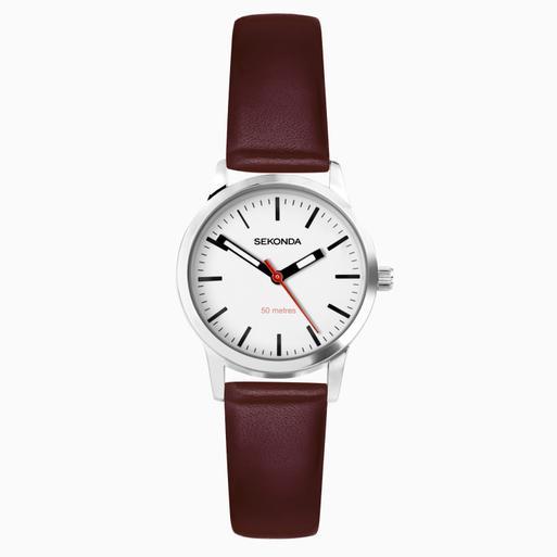 Sekonda ladies watch leather strap on sale