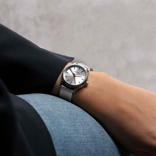 Sekonda Nordic Ladies Watch | Silver Case & Stainless Steel Mesh Bracelet with Silver Dial | 40488