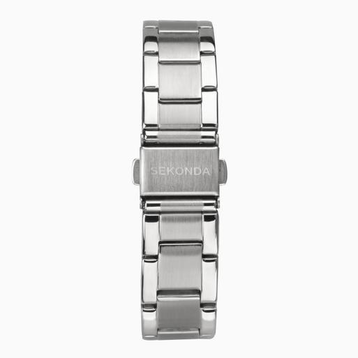 Sekonda Taylor Ladies Watch | Silver Alloy Case & Stainless Steel Bracelet with Yellow Dial | 40547