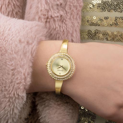 Sekonda Radiance Ladies Watch | Gold Brass Case & Bracelet with Champagne Dial | 40588