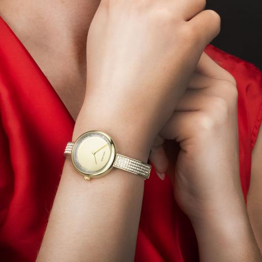 Sekonda Aurora Ladies Watch | Gold Alloy Case & Bracelet with Champagne Dial | 40598