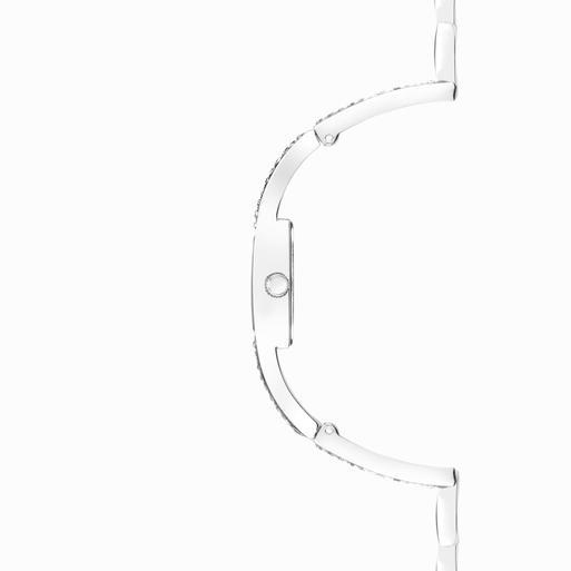 Sekonda Crystal Ladies Watch | Silver Alloy Case & Bracelet with Silver Dial | 40602