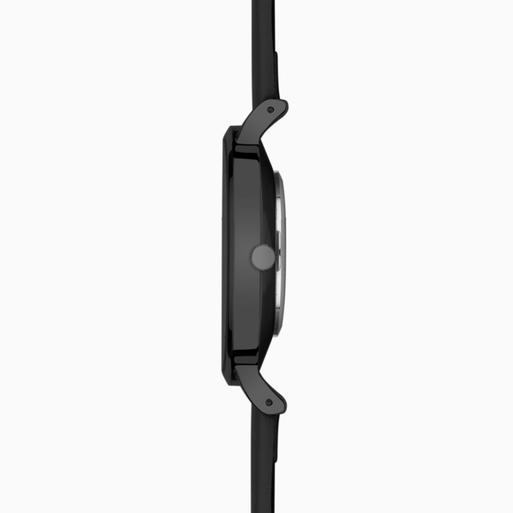 Sekonda Minimal Ladies Watch | Black Alloy Case & Leather Strap with Black Dial | 40606