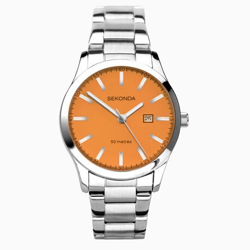 Sekonda online orange watch