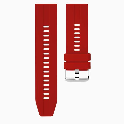 Red silicone clearance watch strap