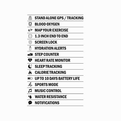 Sekonda Alpine GPS Smart Watch | Black Case & Strap | 30180