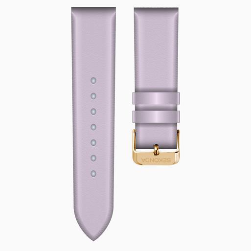 Lilac Faux Leather 18mm Strap