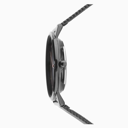Sekonda Minimal Men's Watch | Gun Metal Case & Stainless Steel Mesh Bracelet with Grey Dial | 1187