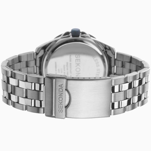 Sekonda Mens Sports Watch 1391 Round 43mm Silver Stainless