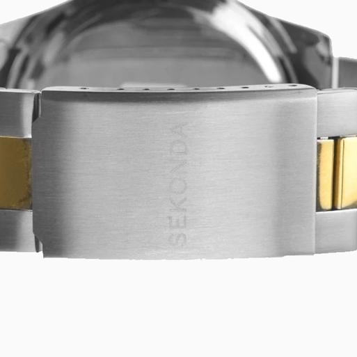 Sekonda Dive Men's Watch | Silver Case & Stainless Steel Bracelet with Black Dial | 1581