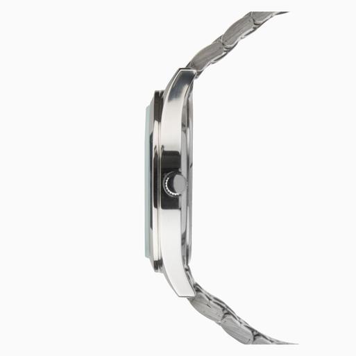 Sekonda Pilot Men's Watch | Silver Case & Stainless Steel Bracelet with Black Dial | 1663