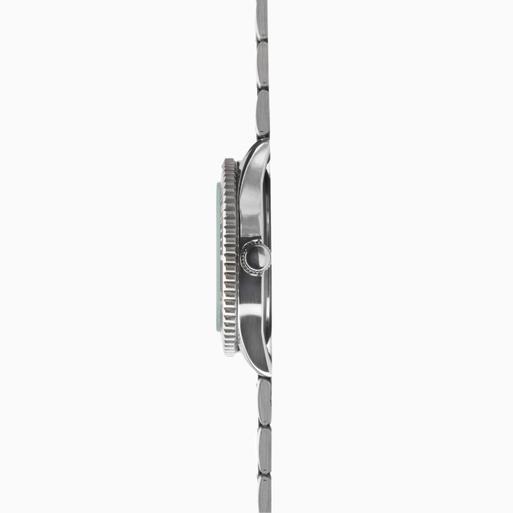 Sekonda Ocean Men's Watch | Silver Case & Stainless Steel Bracelet with Black Dial | 1788