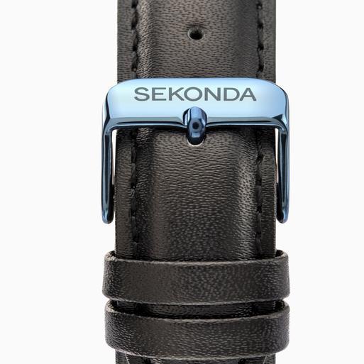 Sekonda Classic Men's Watch | Blue Case & Leather Strap with Blue Dial | 1843