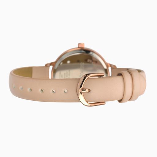 Sekonda Ladies Watch | Rose Gold Case & PU Strap with Silver Dial | 2137