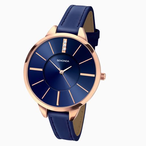 Blue sekonda ladies watch store