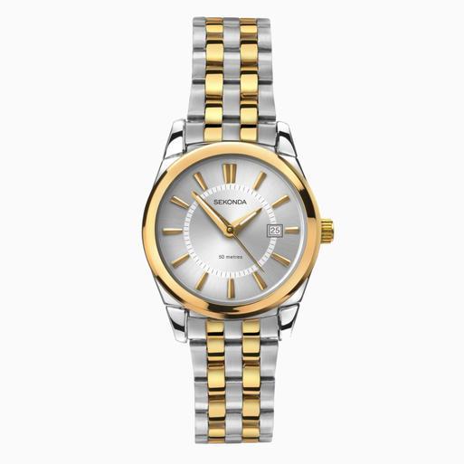 2 tone ladies watch top