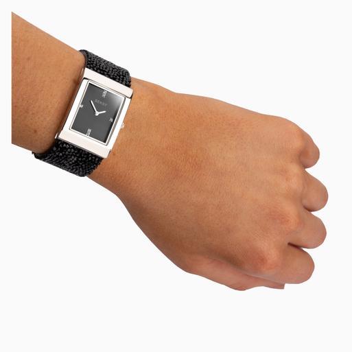 Seksy Rocks Ladies Dress Watch 2573 Rectangular 26mm
