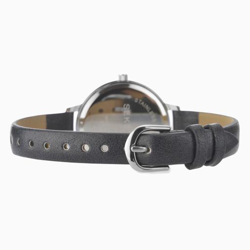 Sekonda Ladies Watch | Silver Case & PU Strap with Grey Dial | 2664
