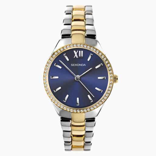 Sekonda Ladies Classic Watch 2954 Round 28mm Two Tone