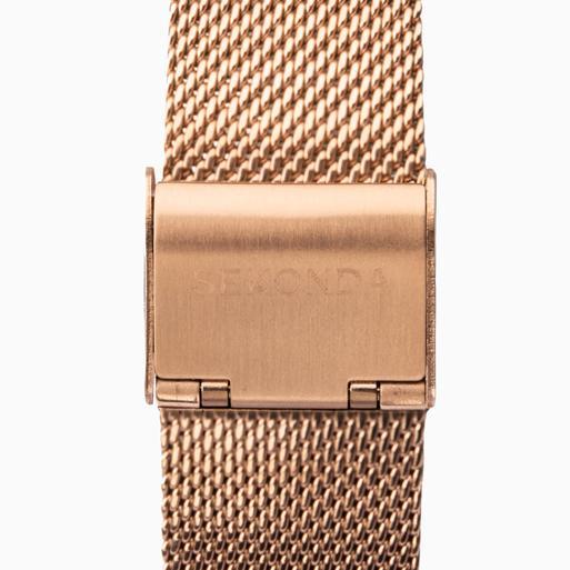 Sekonda ladies rose gold coloured mesh strap watch clearance