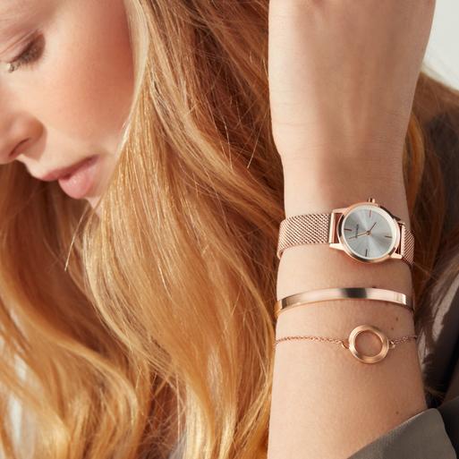 Sekonda Ladies Gift Set Watch 49007 Round Rose Gold
