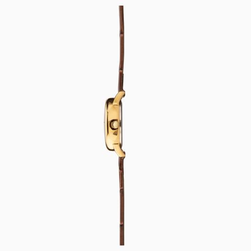 Sekonda Easy Reader Ladies Watch | Gold Case & Leather Strap with White Dial | 4701