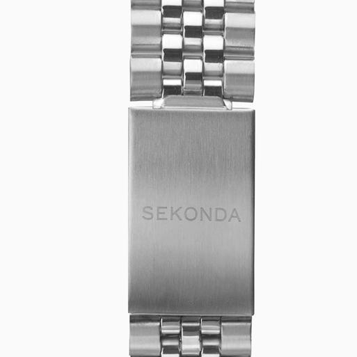 Sekonda King Men's Watch | Silver Case & Stainless Steel Bracelet with Blue Dial | 1640