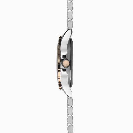 Sekonda Balearic Men's Watch | Silver Alloy Case & Stainless Steel Bracelet with a Black Dial | 1830