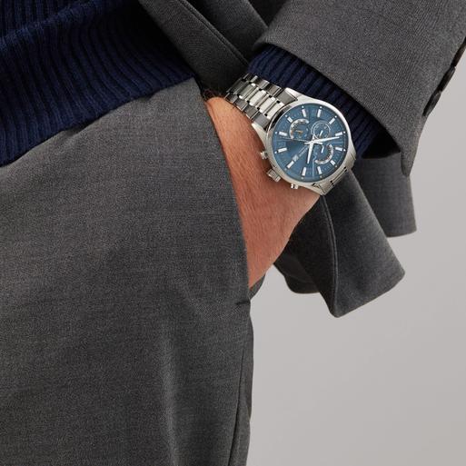 Sekonda Mens Dress Watch 1839 Round 44mm Stainless Steel