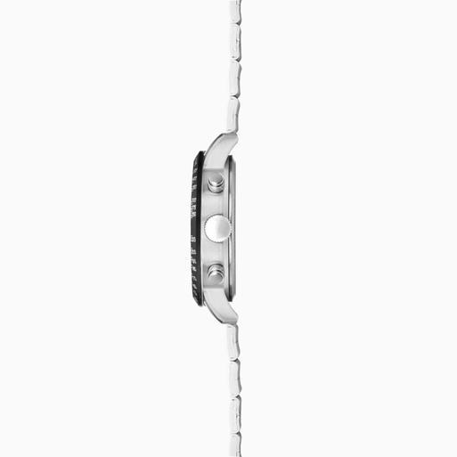 Sekonda Velocity Chronograph Men's Watch | Silver Case & Stainless Steel Bracelet with Green Dial | 1913