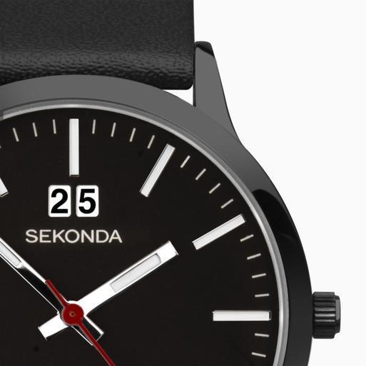 Sekonda men's black watch store