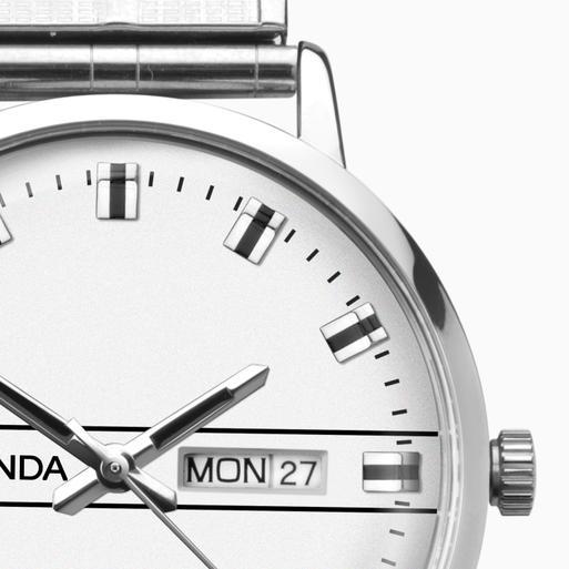 Sekonda Originals Men's Watch | Silver Case & Stainless Steel Bracelet with Silver Dial | 1951