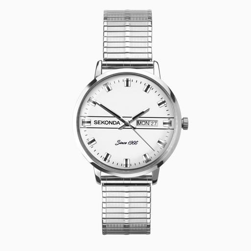 Sekonda Originals Men's Watch | Silver Case & Stainless Steel Bracelet with Silver Dial | 1951