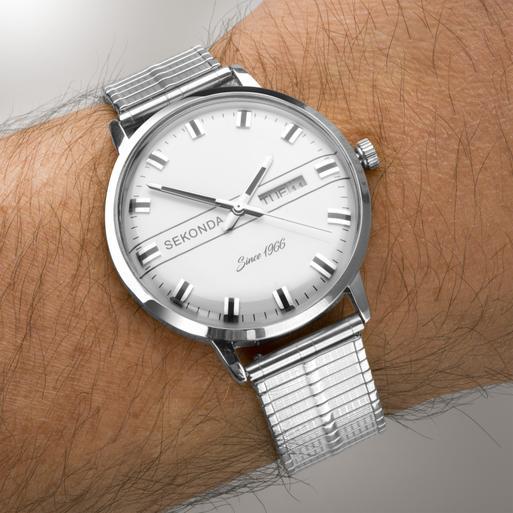 Sekonda Originals Men's Watch | Silver Case & Stainless Steel Bracelet with Silver Dial | 1951