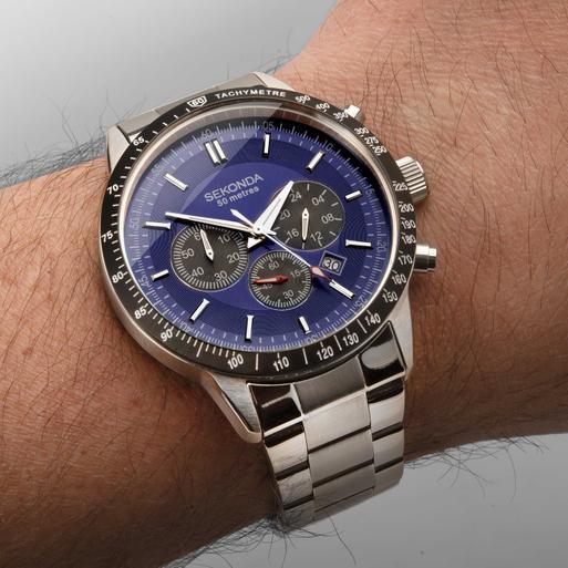 Mens sekonda chronograph watch online