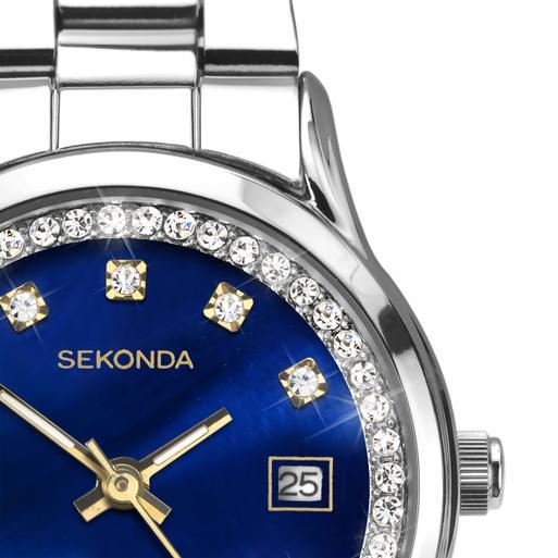 Sekonda blue dial watch ladies cheap