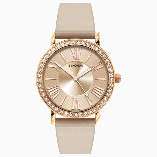 Sekonda rose cheap gold watch