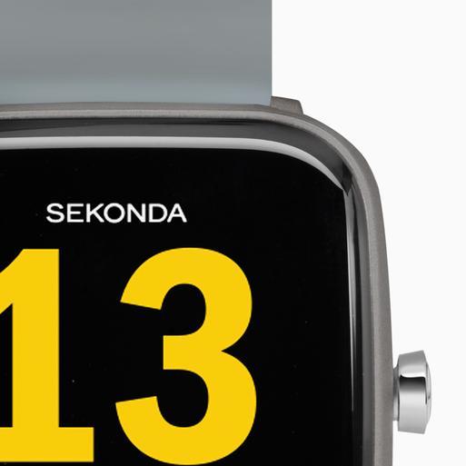 Sekonda Motion Smart Watch | Grey Case & Silicone Strap | 30010