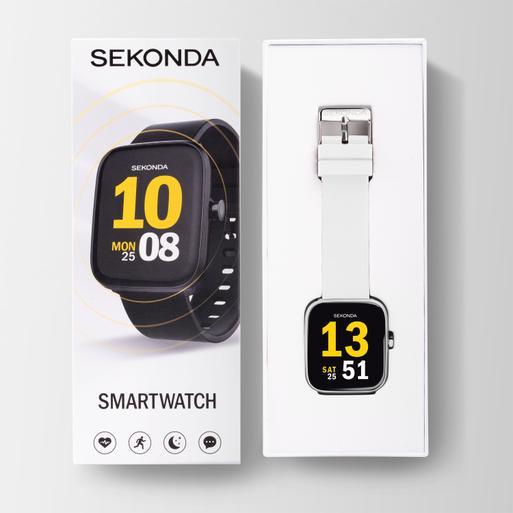 Sekonda Motion Smart Watch Silver Case White Silicone Strap 30013
