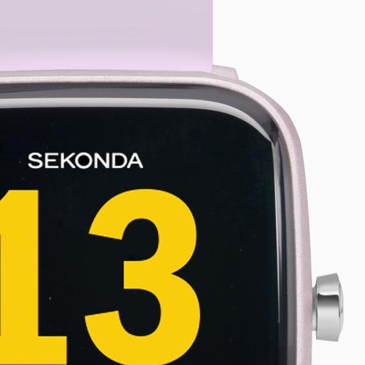 Sekonda Motion Smart Watch | Lilac Case & Silicone Strap | 30015