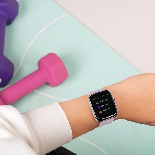 Sekonda Motion Smart Watch | Lilac Case & Silicone Strap | 30015