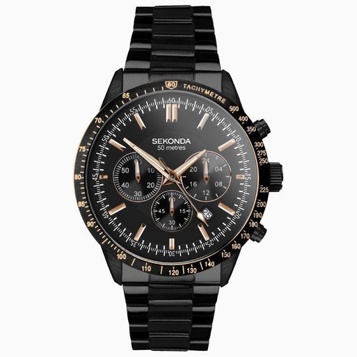 Sekonda Velocity Men s Sports Chronograph Watch 30016 Round