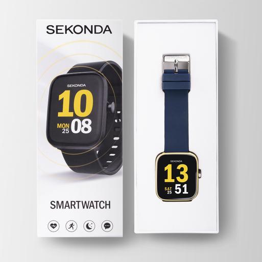 Sekonda Motion Smart Watch | Gold Case & Blue Silicone Strap | 30050